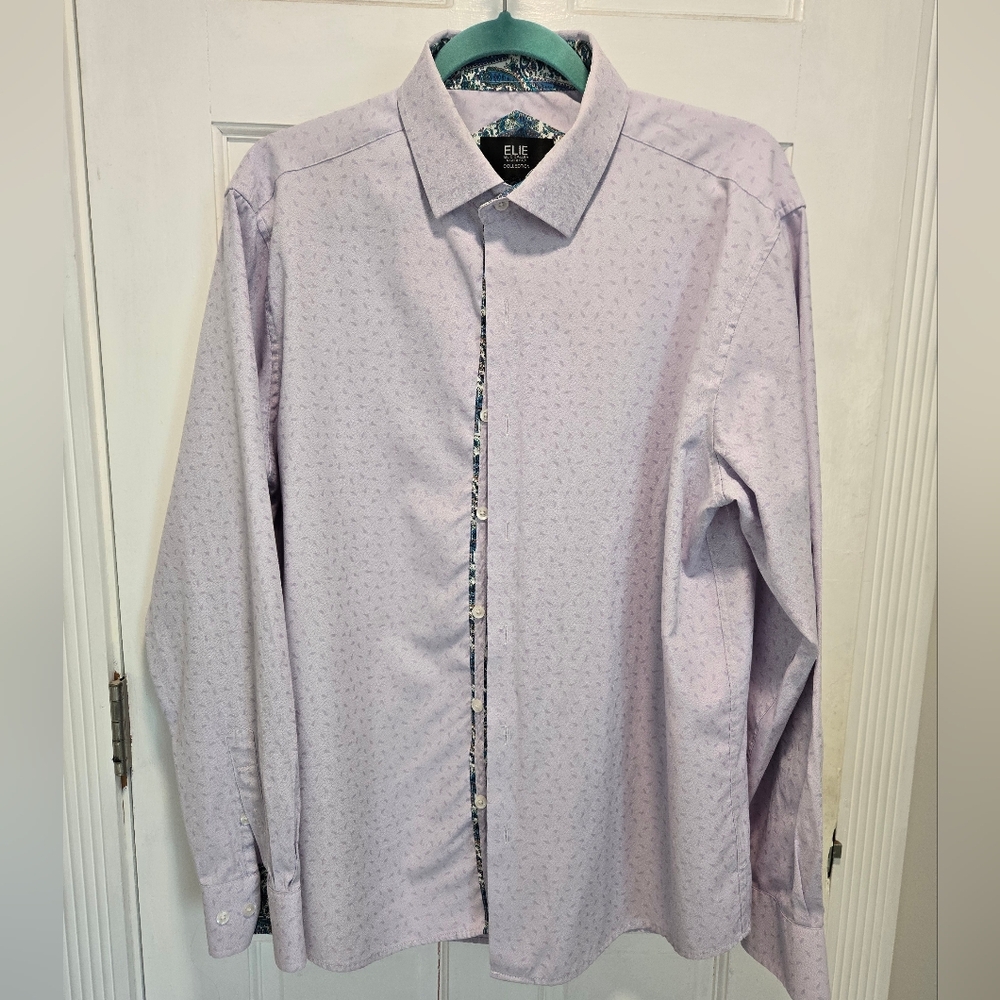 Men's Elie Light Purple Dress Shirt